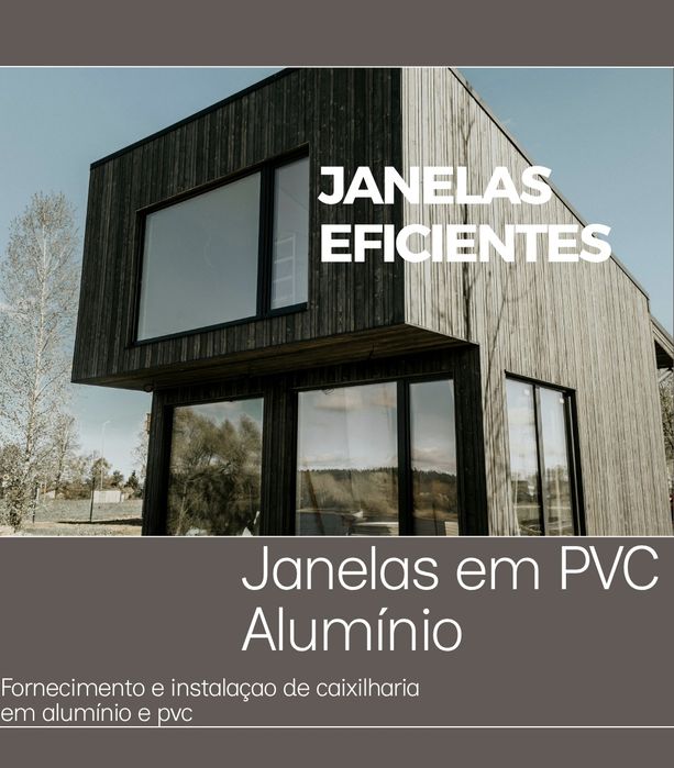 Portas e janelas em alumínio e pvc