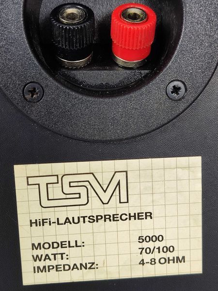 Kolumny Audiofilskie TSM model 5000 4-8ohm 70/100W Słupki JAKOŚĆ