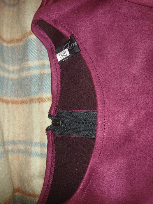 Платье миди цвет бордо на каждый день