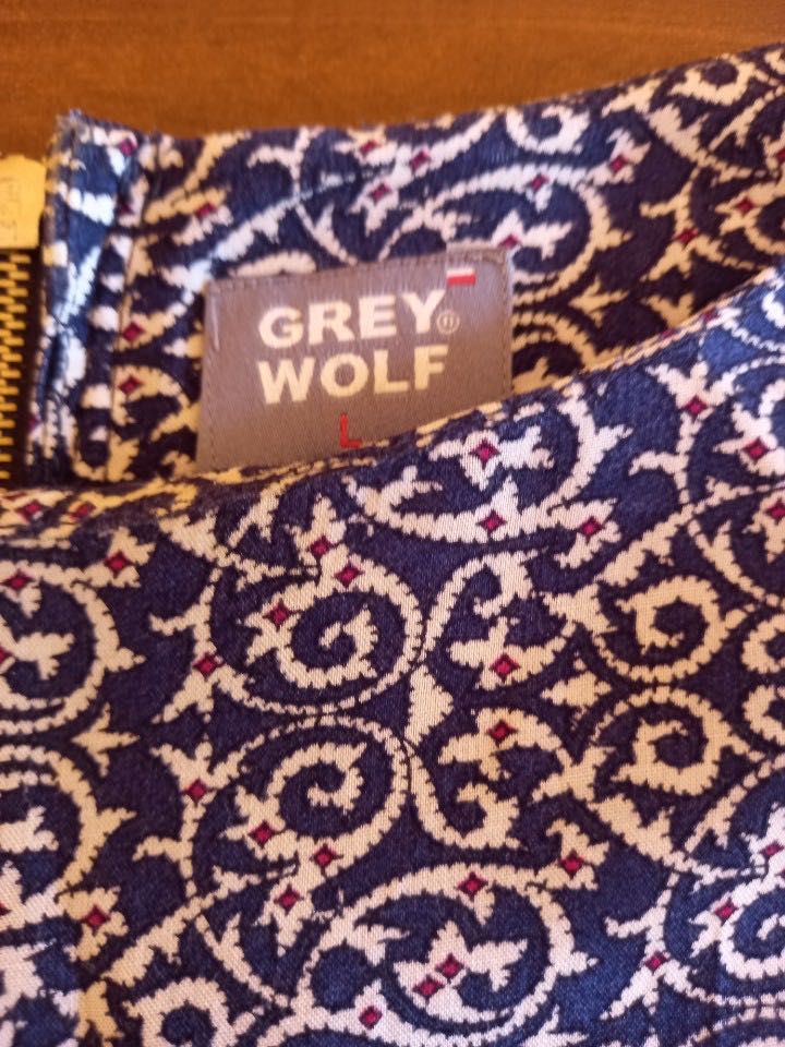 Bluzka granatowa, wzór rozmiar L, Grey Wolf
