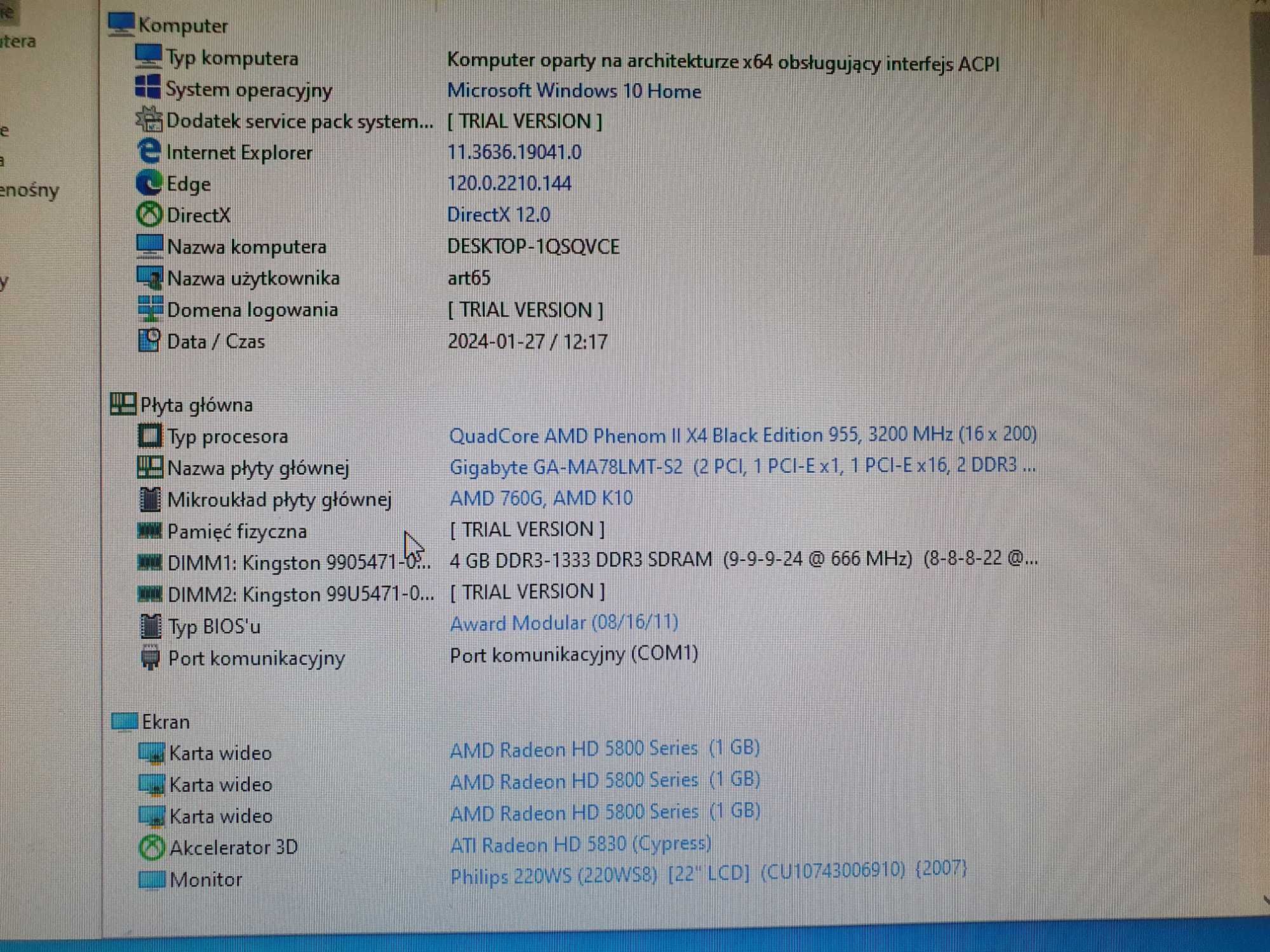 Komputer AMD Phenom 2