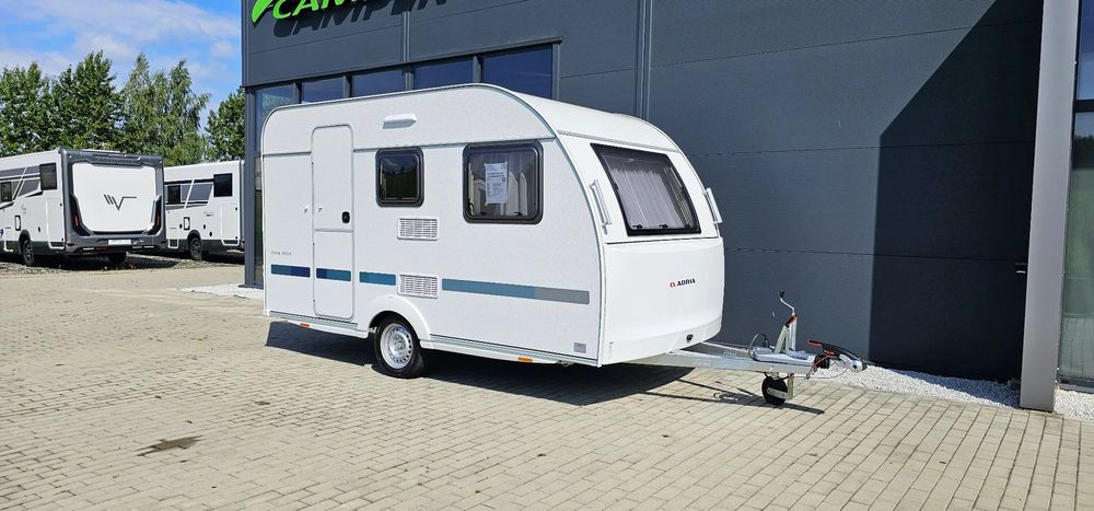 Adria AVIVA 360DK DMC 1000KG PRAWO JAZDY KAT.B   4 OSOBOWA  4 osobowa kompaktowa lekka