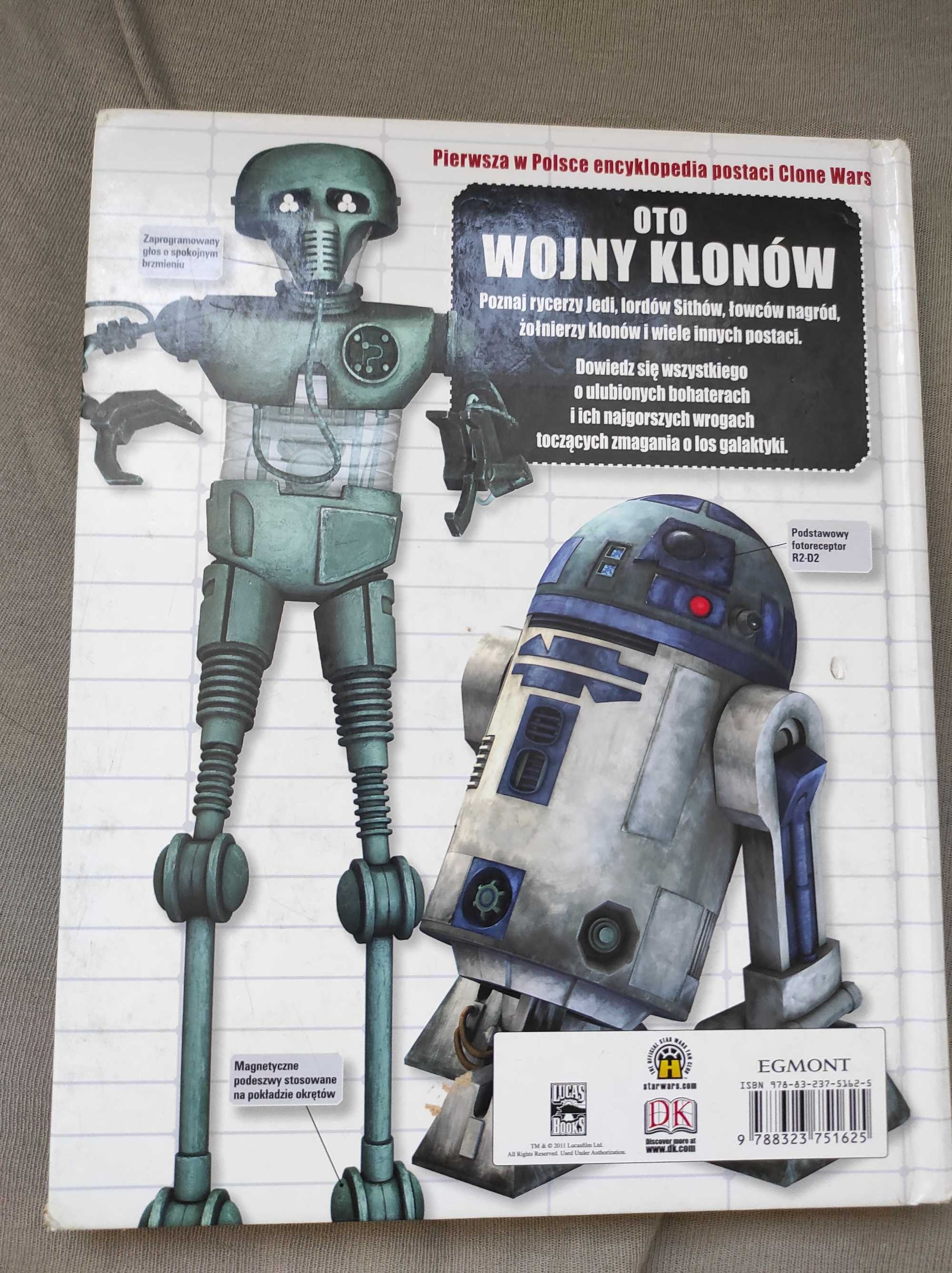 Star Wars The Clone Wars Encyklopedia postaci, piękna, barwna, tabele