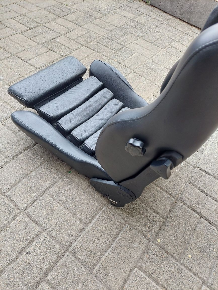 Fotel skórzany König K830 E sportowy elektryczny