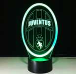 Lampka nocna  3D JUVENTUS pilot