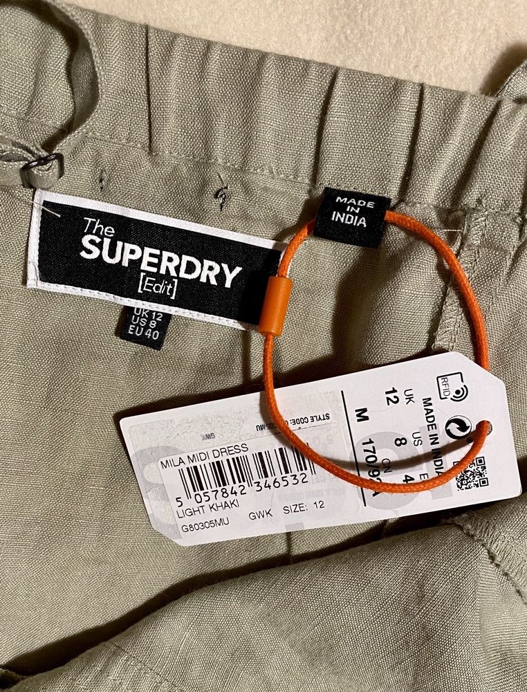 Sukienka midi SuperDry letnia r. 40