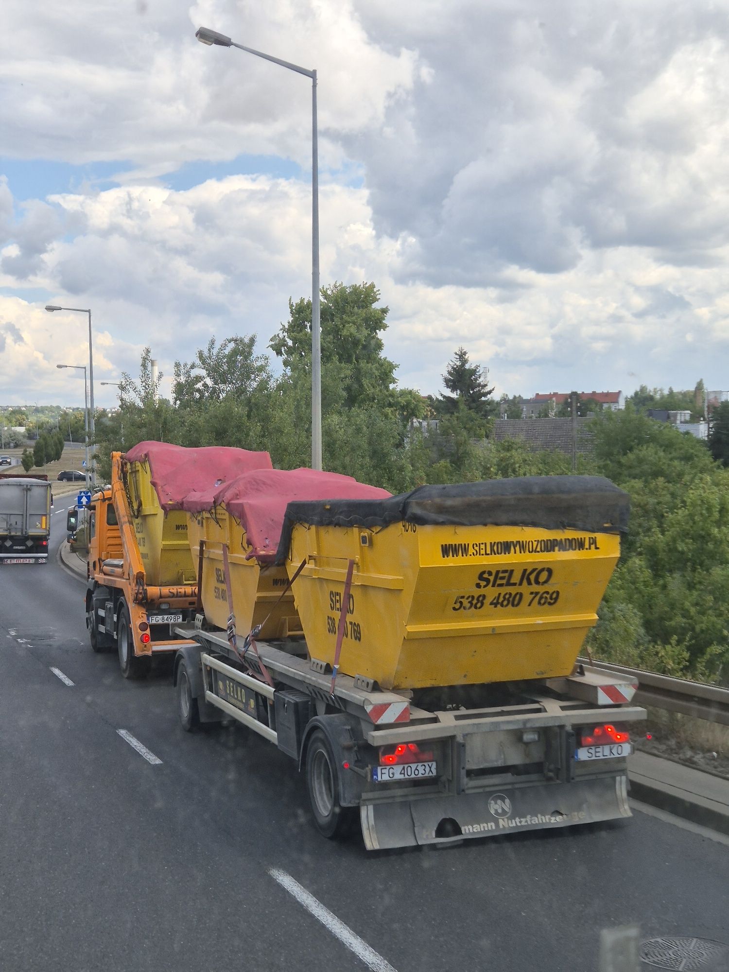 Kontenery wywóz odpadów gruzu śmieci SELKO Gorzów i okolice