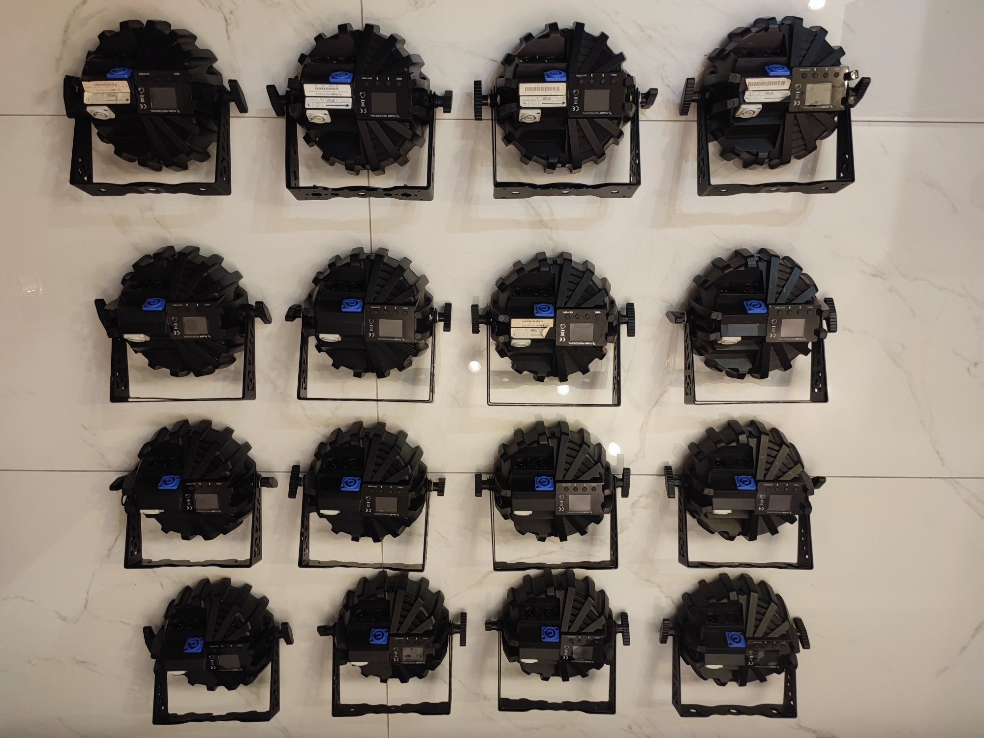 6 x LED PAR SLIM 7x10w mk2 RGBW 4in1 FLASH Professional MADE IN POLAND