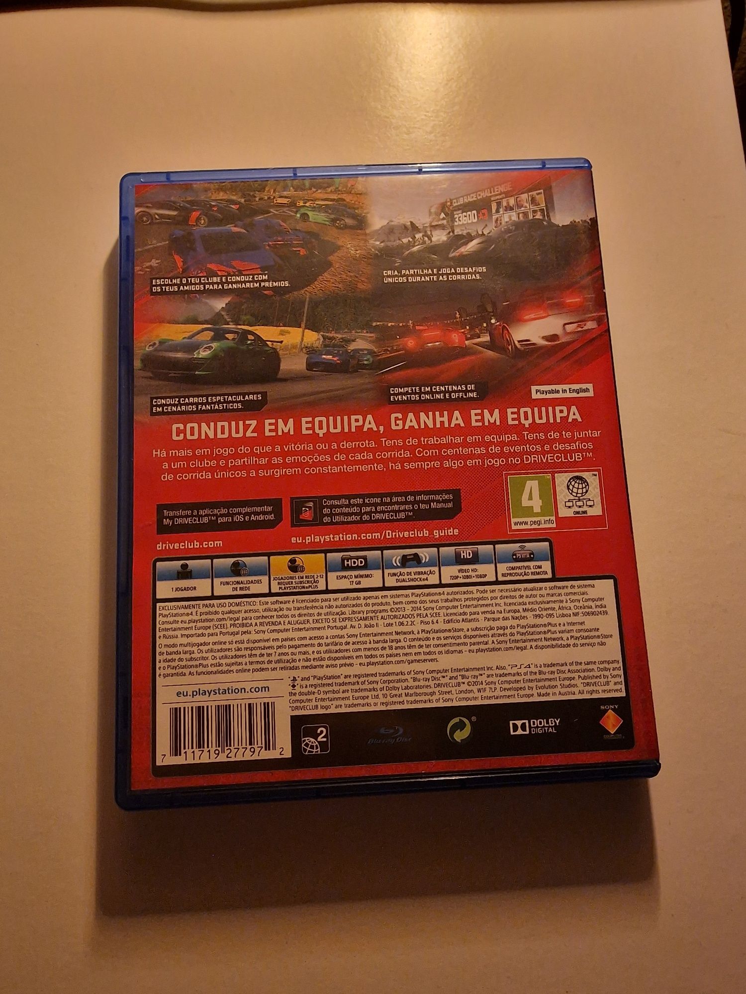 Driveclub PS4 (Compatível com PS5)