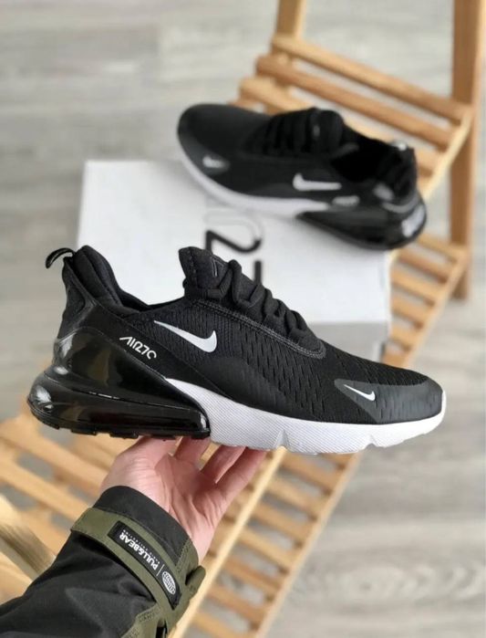 Кросівки Nike Air Max 270 Black/White, літо весна осінь
