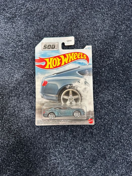 hot wheels Bentley continental supersports factory 500 HP