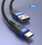 PZOZ kabel usb na C 3A o dł. 1,1 m plecionka