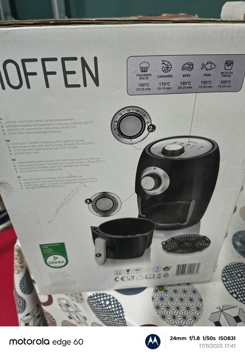 Fritadeira de ar Airfrayer 1,8lts