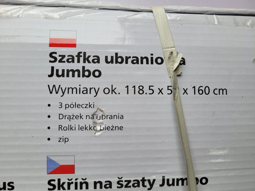 Szafka ubraniowa Jumbo nowa