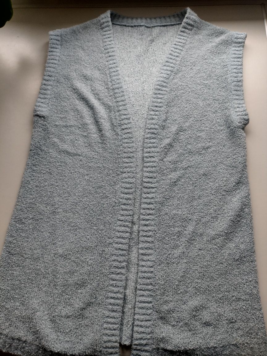 Kamizelka damska 40 L wełna boucle