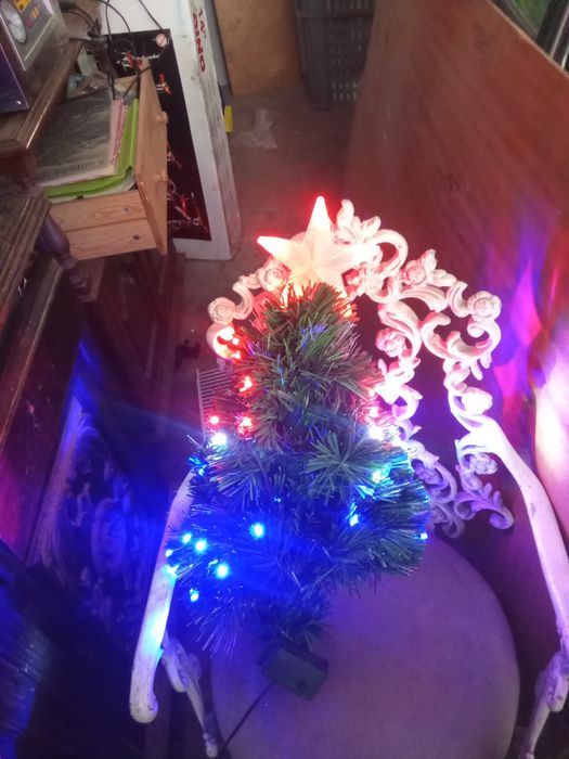 Árvore de Natal. Jogo luzes.