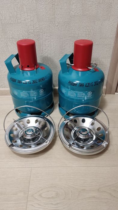 Газовый баллон 7.4л,усиленный,Польша,газовий балон,4 кг,горелка