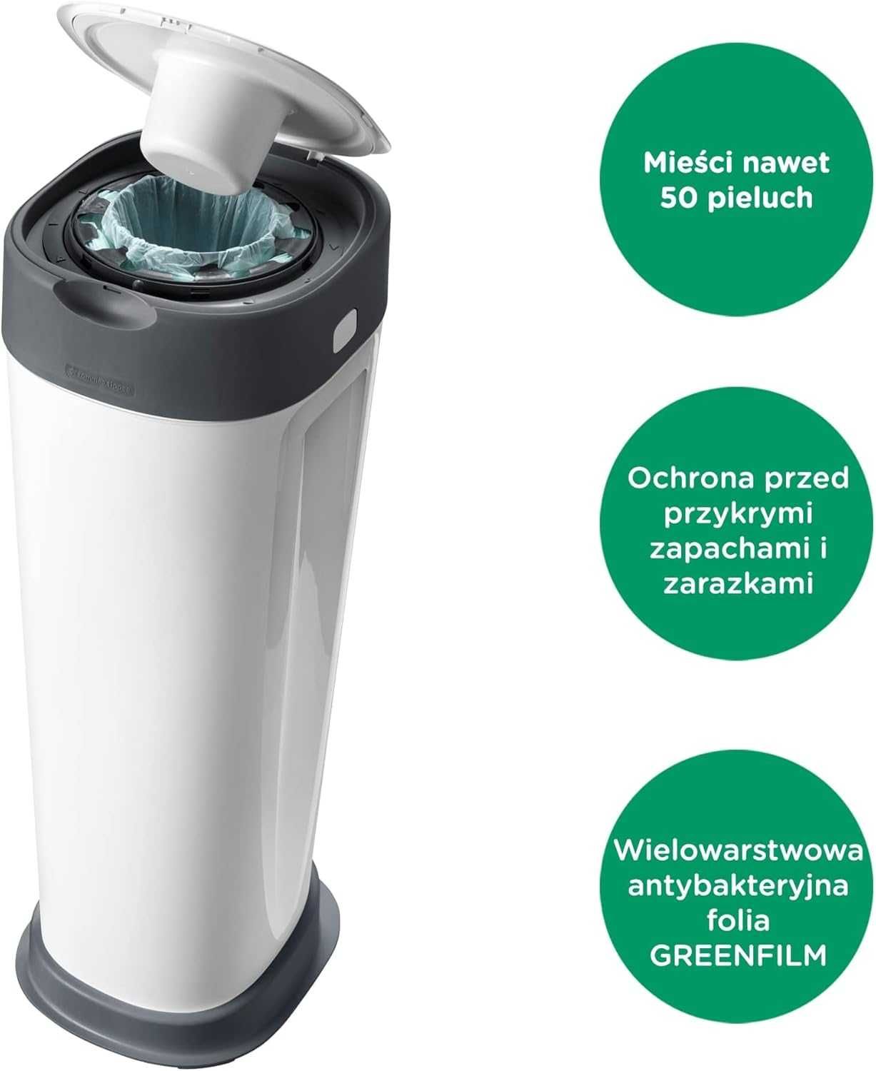 Kosz na pieluchy Tommee Tippee Twist & Click Sangenic XL