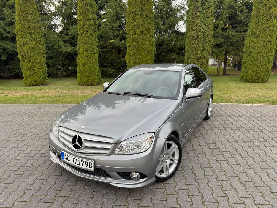 Mercedes-Benz Klasa C C180 KOMPRESSOR **PAKIET AMG** Avantgarde Pół Skóry Serwis Niemcy