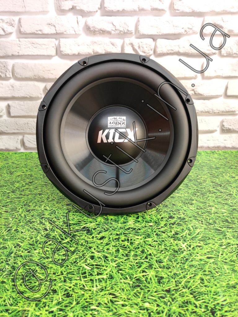 Сабвуфер кикс новый 400 RMS 4+4 динамик Kicx STQ 300