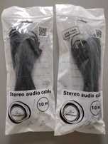 Kabel, Przewód połączeniowy STEREO AUDIO 10 m z wtyczką 3,5 mm
