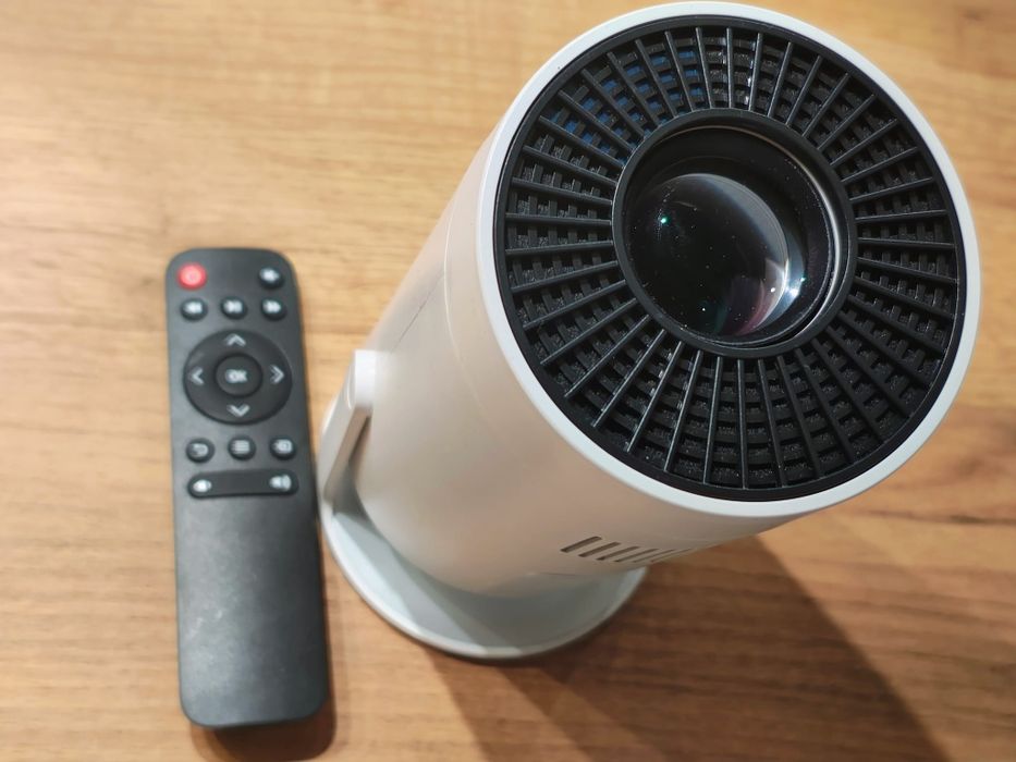 Projektor AMX 100, Wi-Fi, Bluetooth, Android 11, 40"-130", biały