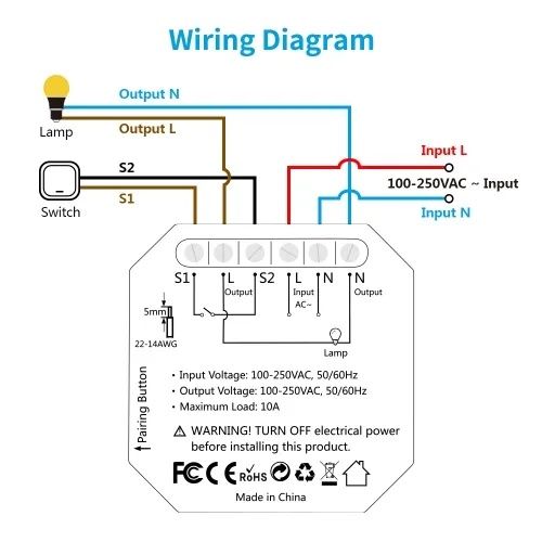 Tuya Smart Life Wifi inteligentny włącznik światła moduł przekaźnika