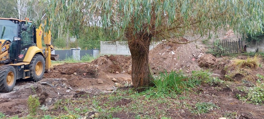 Wykop i montaż instalacji wod-kan, wyburzenia, ogrody, ogrodzenia, bru