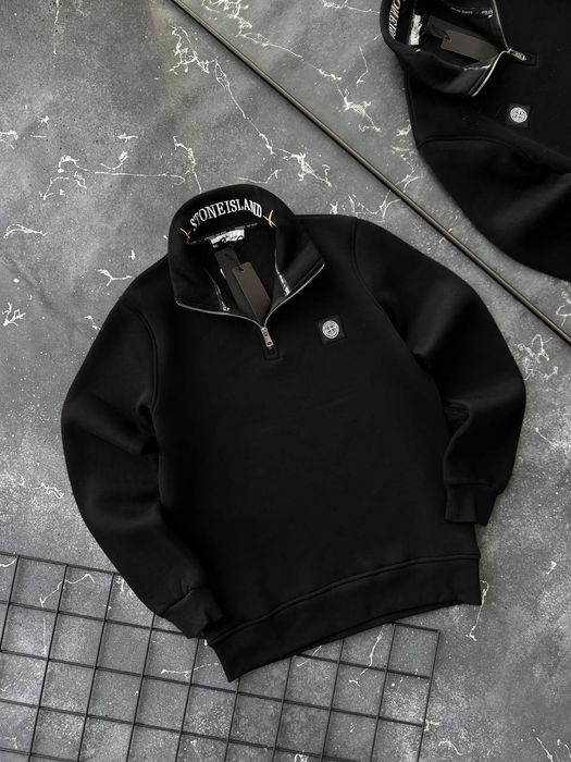 Світшот, кофта під горло на флісі Tommy Hilfiger, Stone Island, Boss