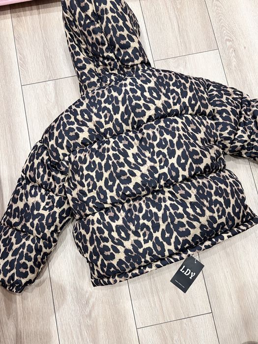 Куртка зима лео принт