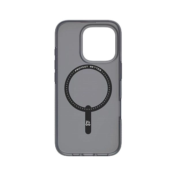 Etui ZAGG Milan Snap z MagSafe do iPhone 16 Pro - zielono-fioletowe