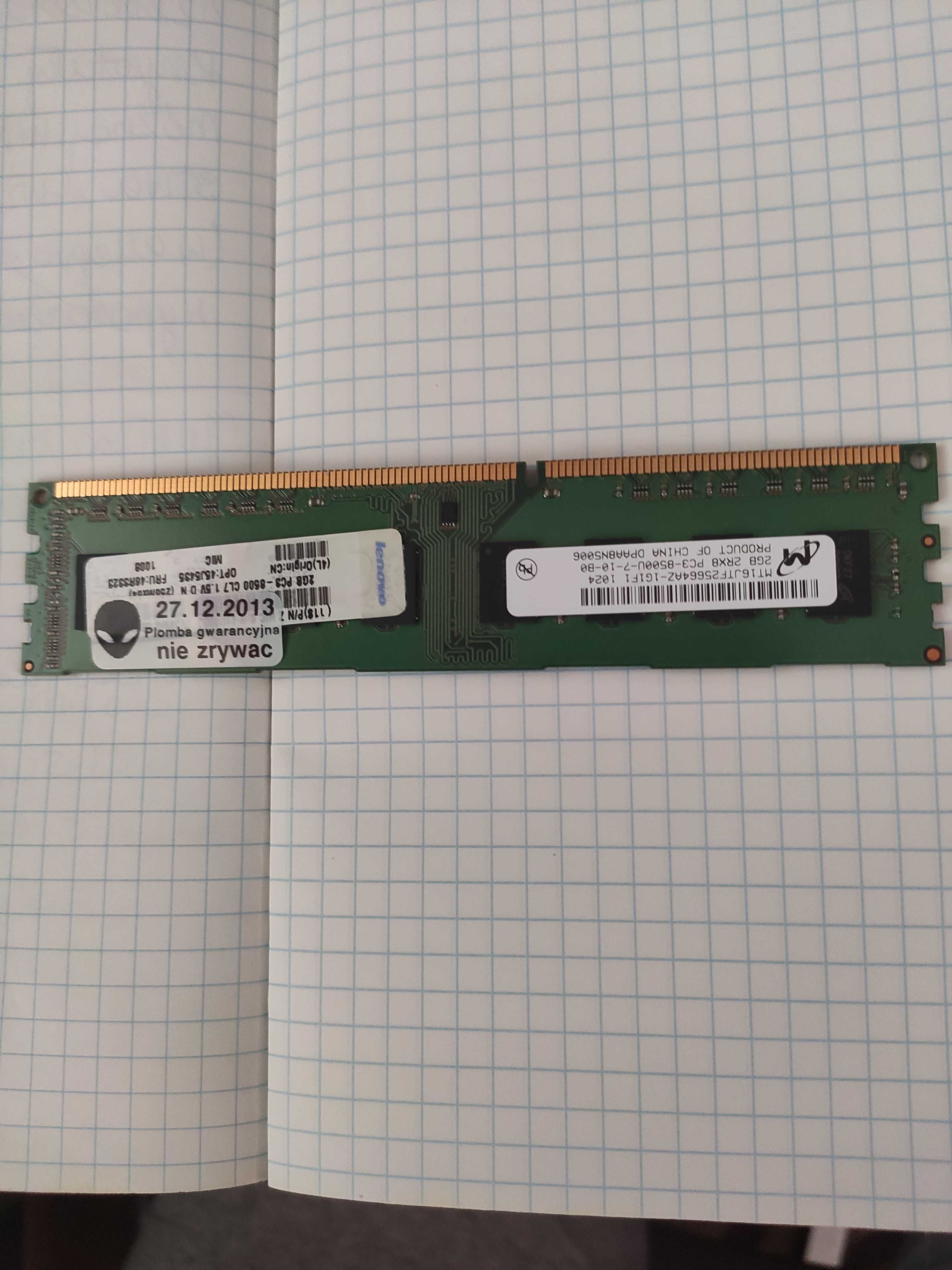 Pamięć RAM  2GB  2Rx8
