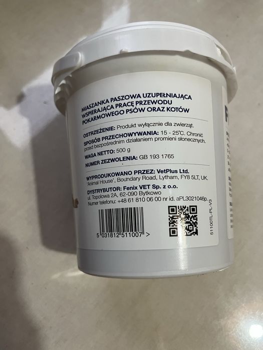 Fibor Vetplus dla psa i kota