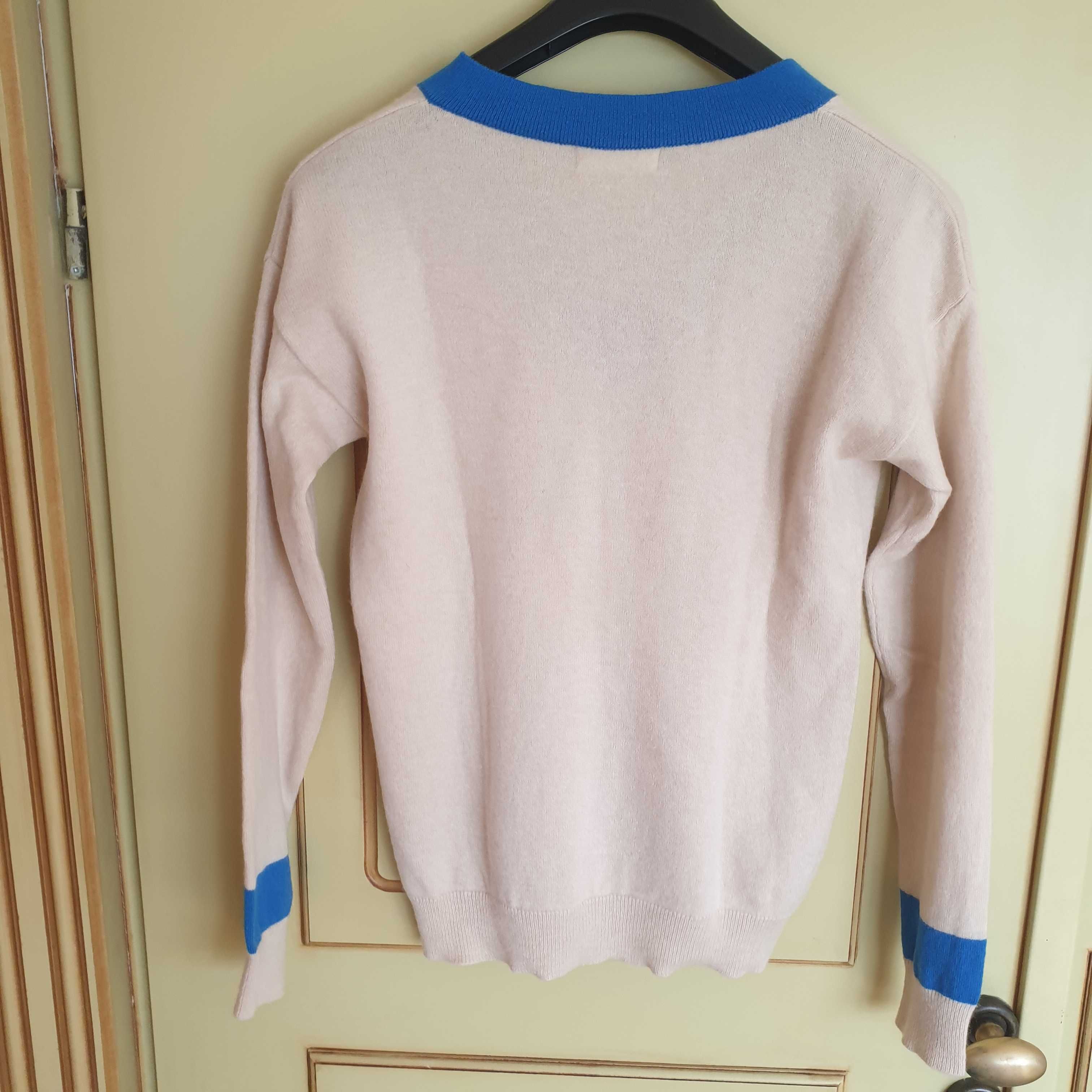 Sweter Kontatto 100% kaszmir, rozmiar M