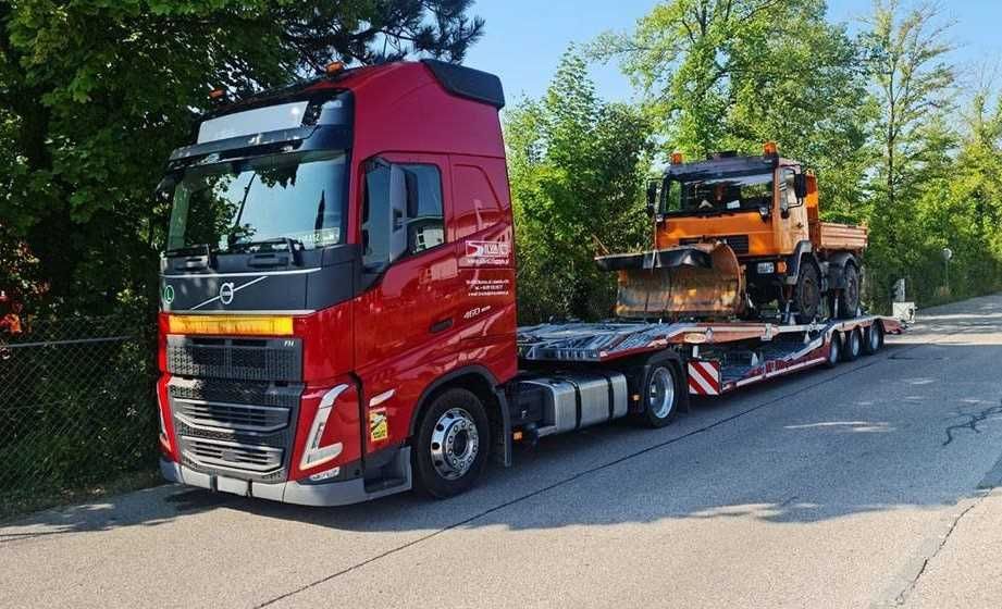 Послуги трала для негабаритних вантажів - Площадка, Платформа, Трал