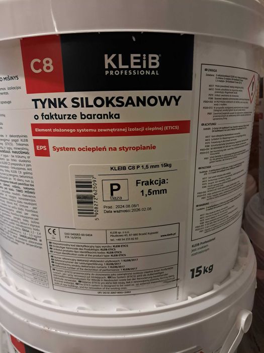 Tynk KleiB Siloksanowy C8