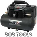 Kompresor bezolejowy akumulatorowy + 2 baterie Yato YT-23241 |bob|