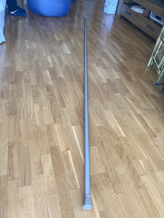 Varao prateado para cortinados