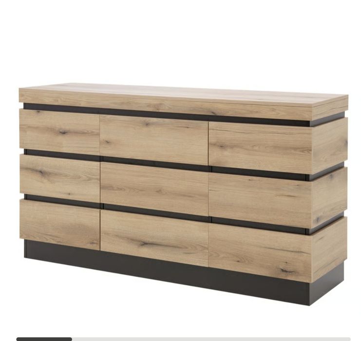 Komoda w pasy z szufladą