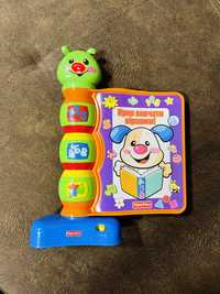 Музична книга Fisher Price Laugh & Learn  Книжка-іграшка Фішер Прайс