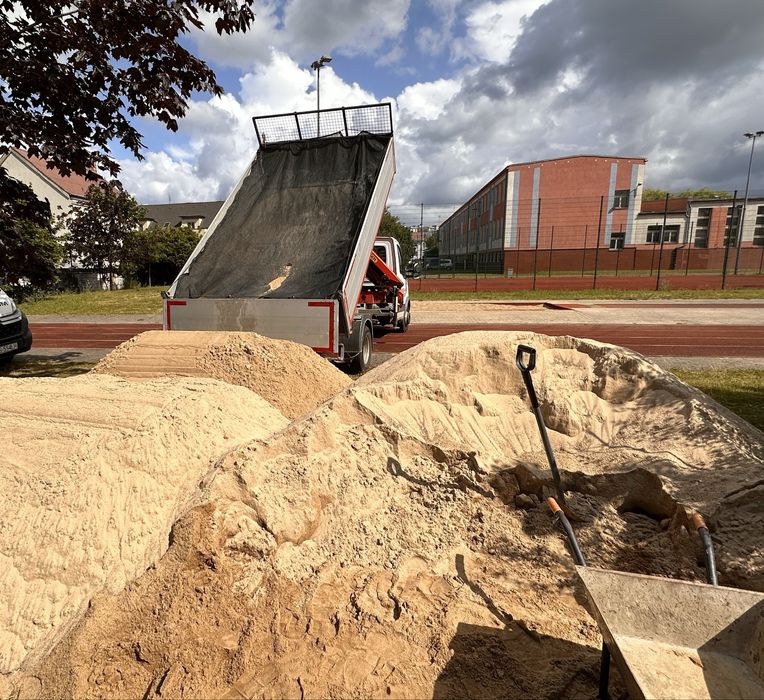 PIASEK płukany / zasypowy 5T Z TRANSPORTEM / WYWROTKA + HDS - jakość!!