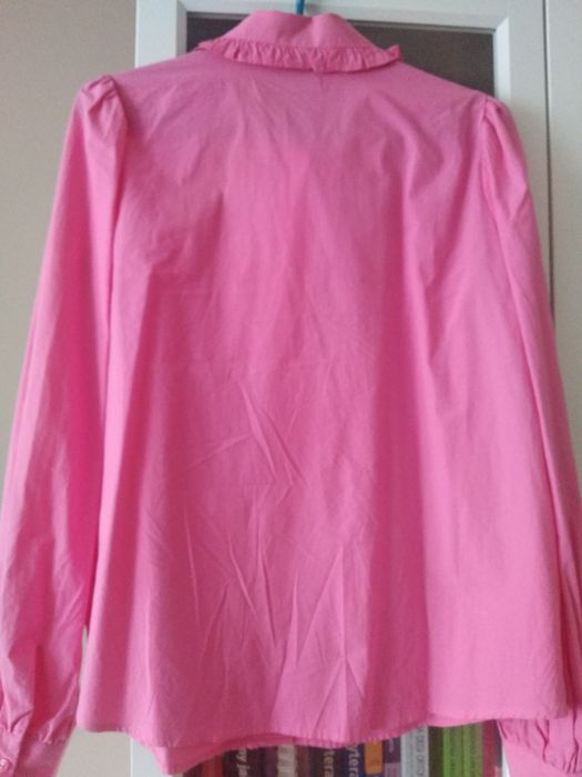 Koszula z długim rękawem różowa