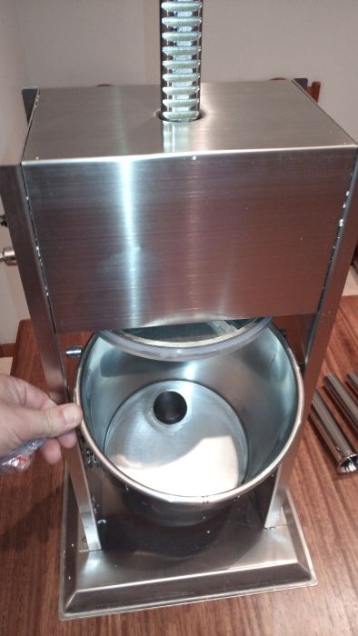 Máquina para enchidos 10 litros em inox