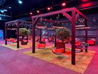 Stoisko targowe, meble eventowe, na targi, event, zabudowa stoisk