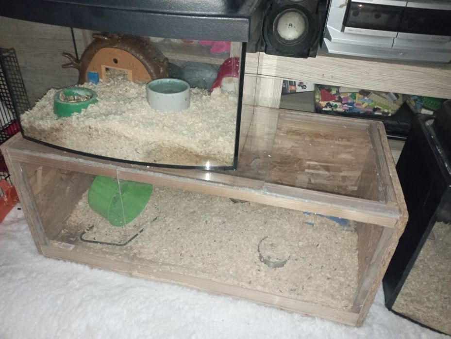 Terrarium samoróbka pojemność plus minus 80l