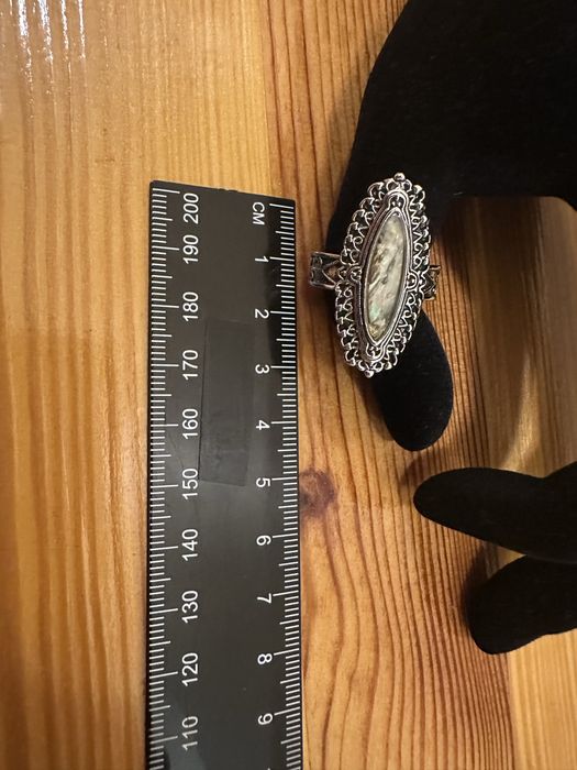 Галіотис (галиотис, халиотис). Кільце, браслет з галіотісом під срібло