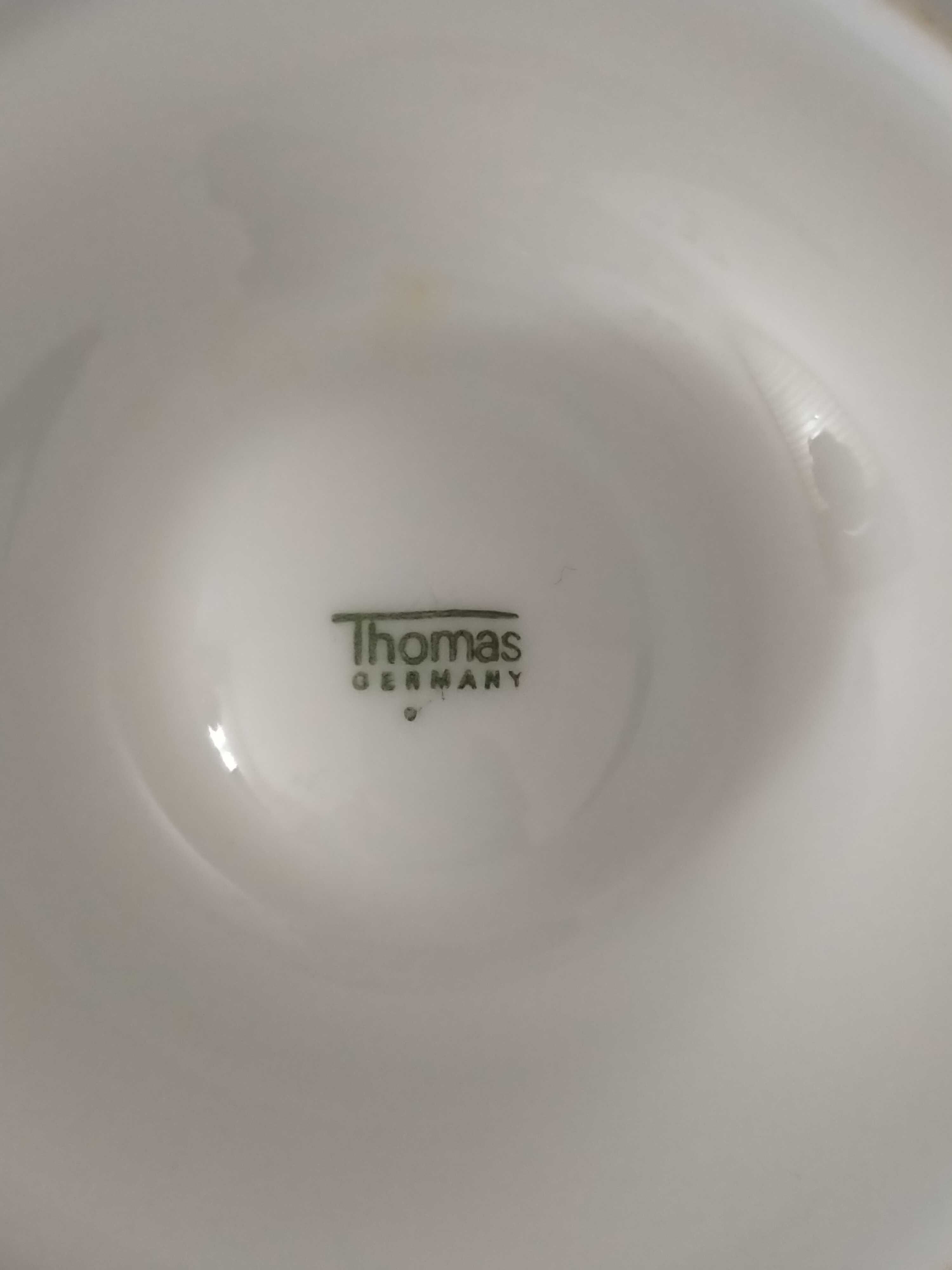 śliczna porcelanowa podstawka pod jajko, talerzyk  Thomas Germany