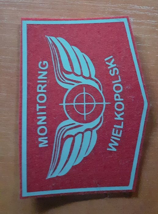 Naszywka na filcu Monitoring