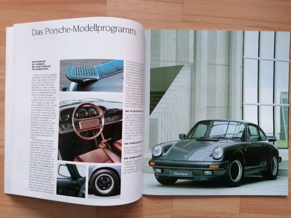 Prospekt Porsche 911-Targa,cabriolet,Turbo,924,944,928S -RAR-