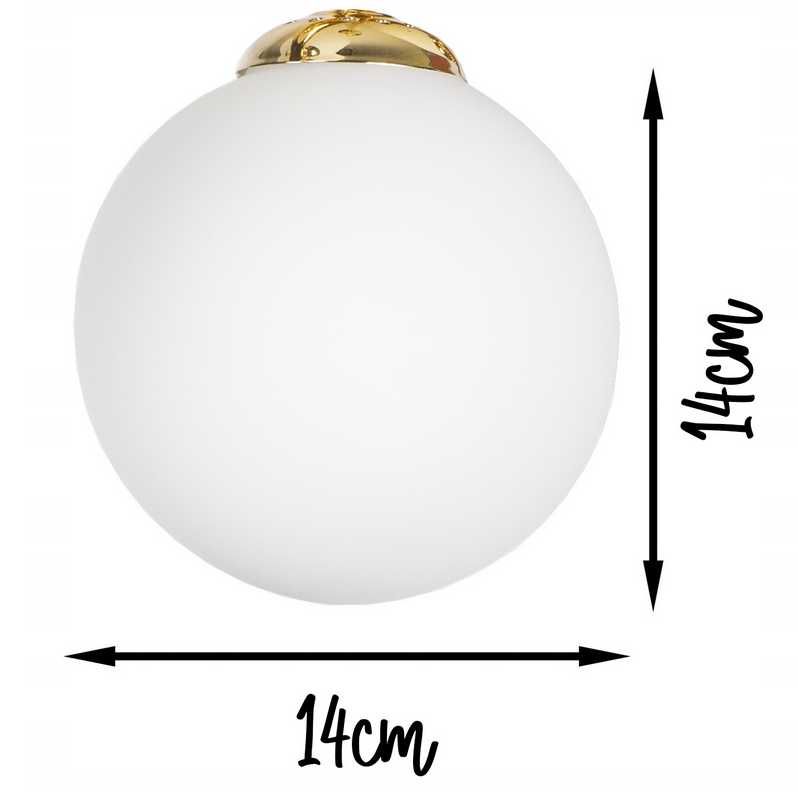 LAMPA wisząca Polska ŻYRANDOL Nowoczesna ZŁOTA 3 Kule
